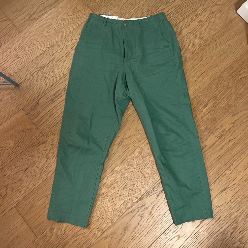 Uniqlo linen cotton tapered pants